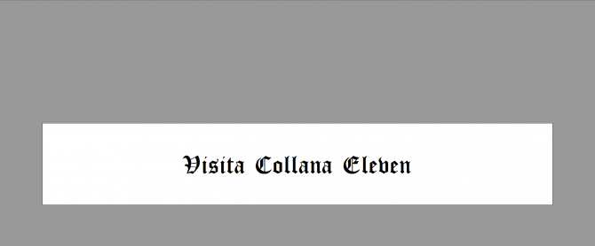 COLLANA ELEVEN - Priorato di Sion