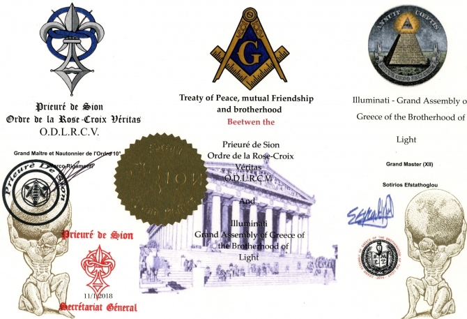 Prieuré de Sion - ILLUMINATI Grand Assembly of Greece - Priory of Sion